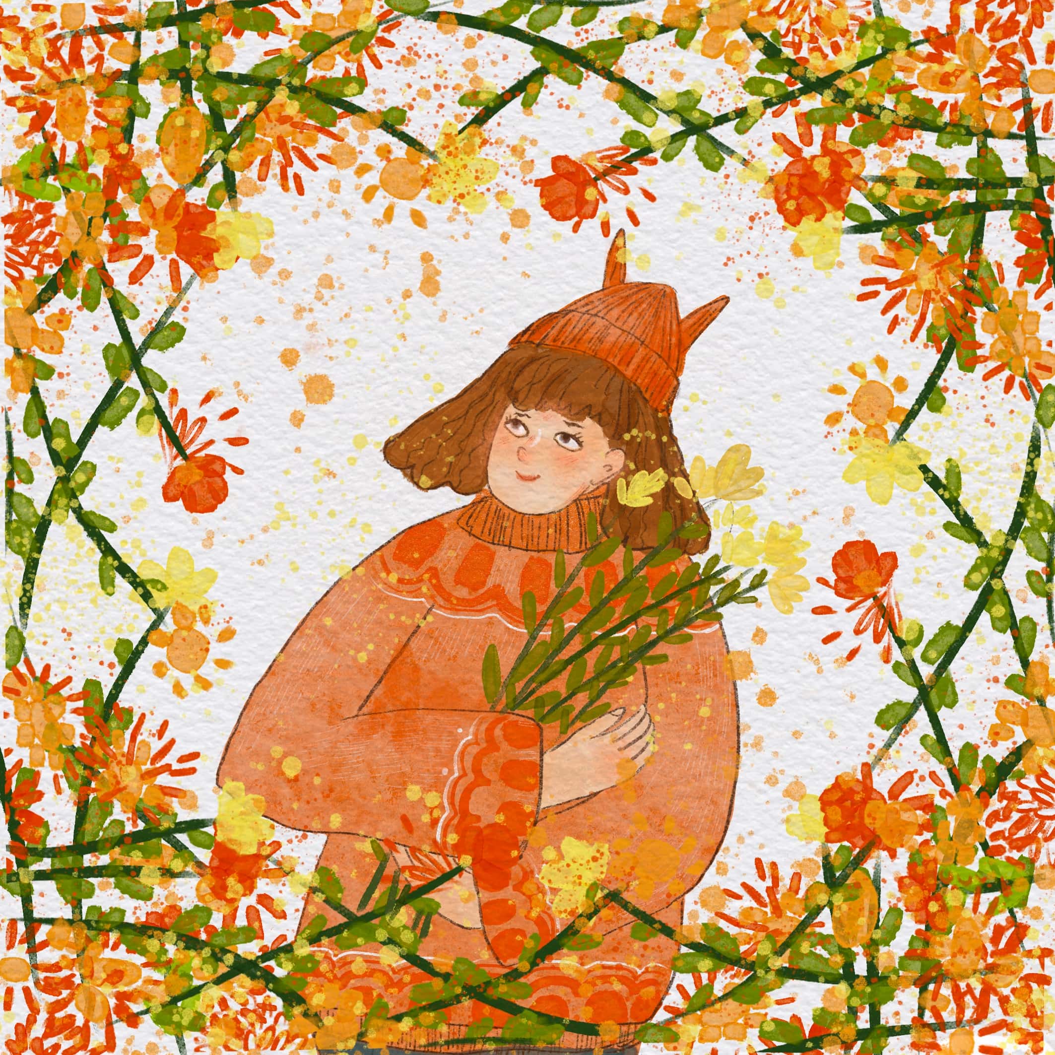 Orange Wall Art