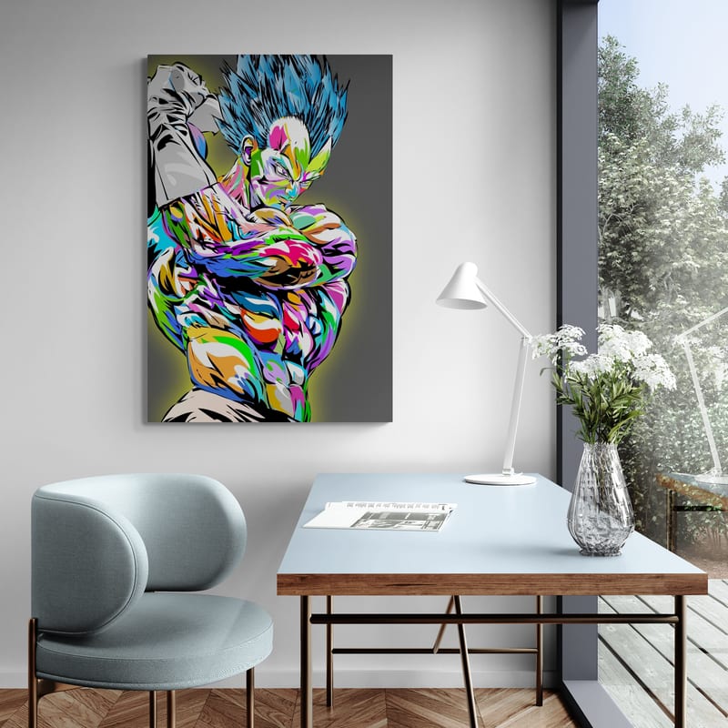 3D Vegita 2024 by Technodrome1 wall art from Glam Wall Art