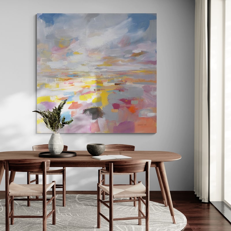 A Colorful Land by Danhui Nai wall art from Glam Wall Art