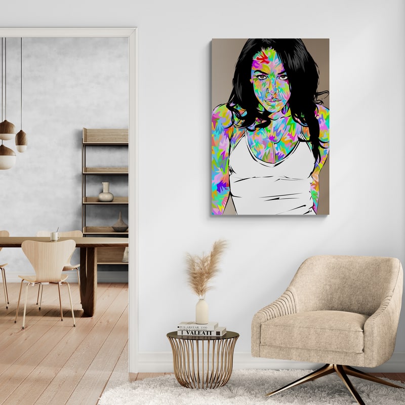Aaliyah 2021 by Technodrome1 wall art from Glam Wall Art