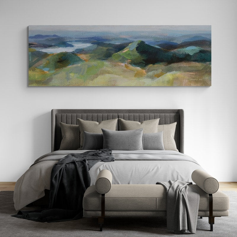 Above The Lakes by Danhui Nai wall art from Glam Wall Art