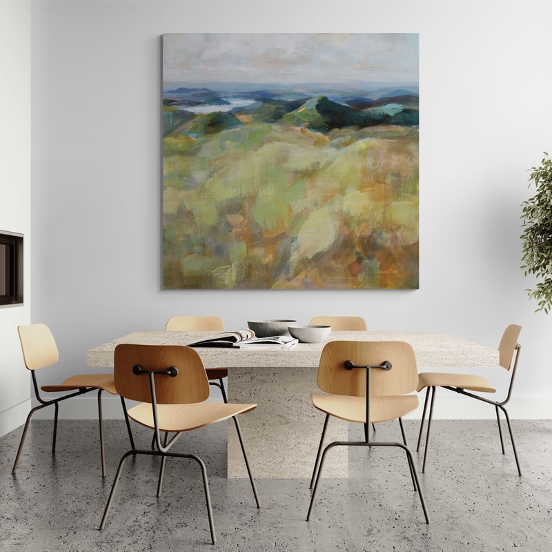 Above The Lakes by Danhui Nai wall art from Glam Wall Art