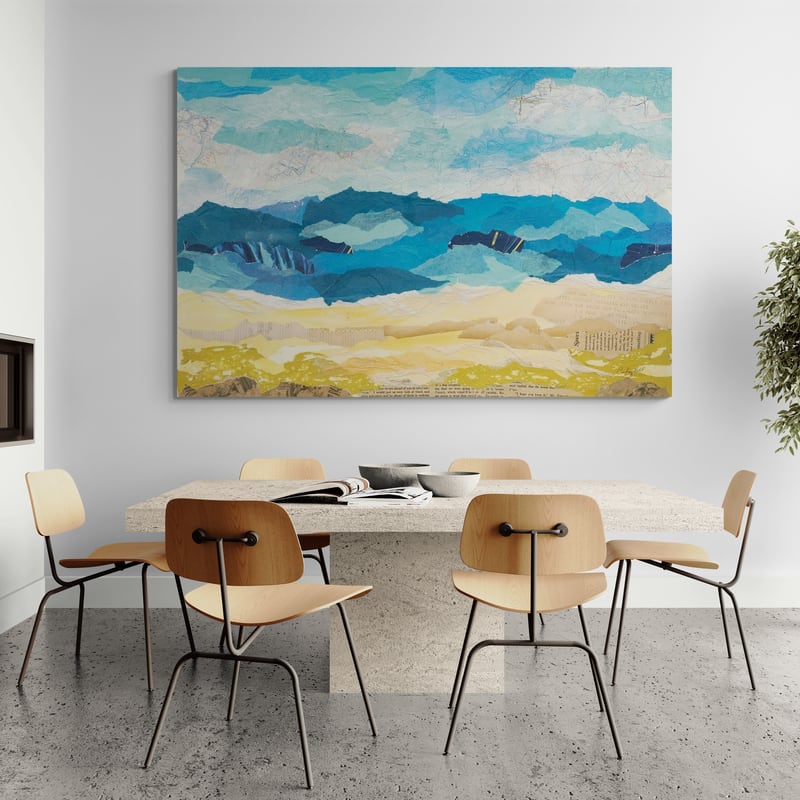 Abstract Coastal I by Courtney Prahl wall art from Glam Wall Art