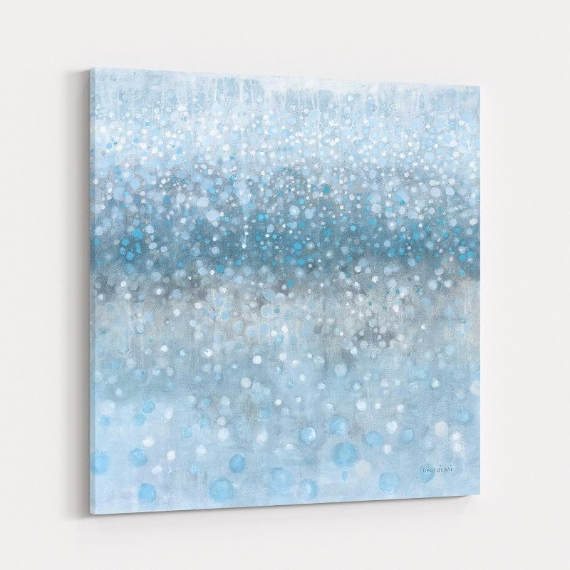 Abstract Rain Slate Blue by Danhui Nai wall art