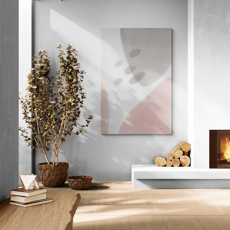 Abstract Tidepool I by Danhui Nai wall art in a living room