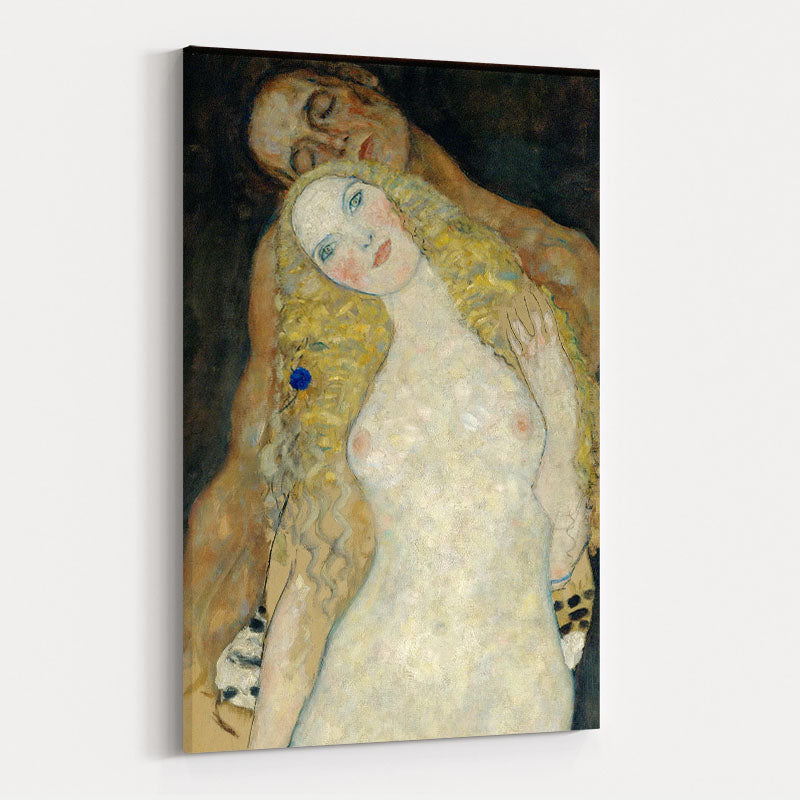 Adam and Eve by Gustav Klimt wall art