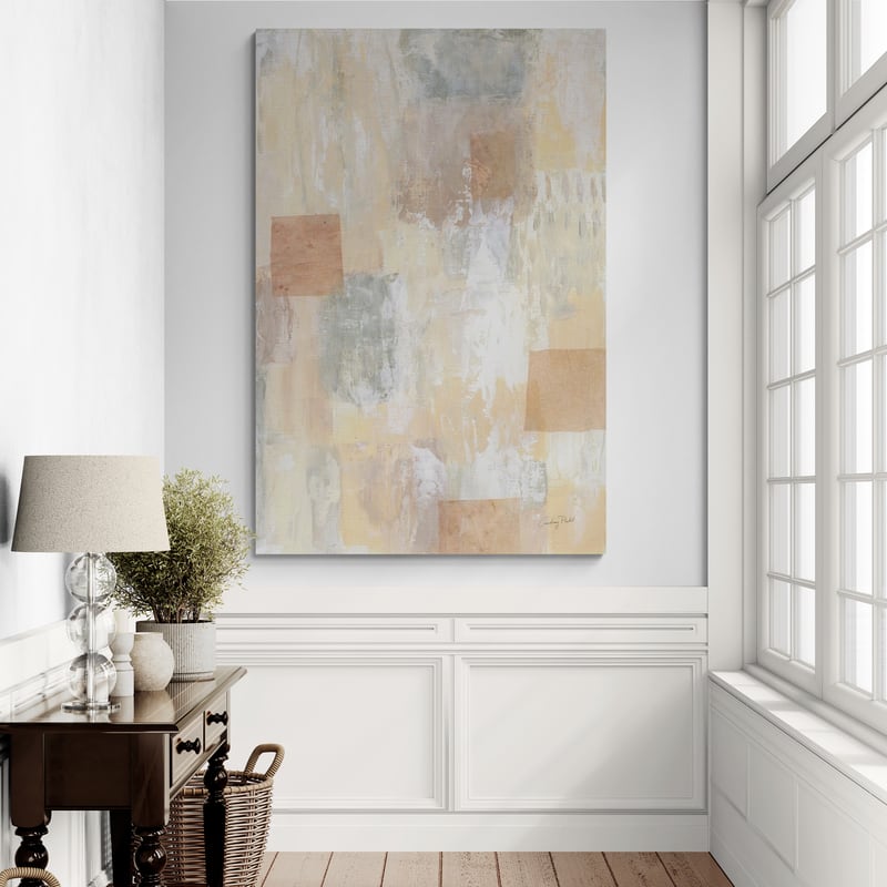 Afternoon I by Courtney Prahl wall art in a hallway