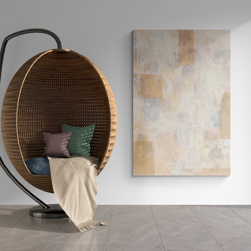 Afternoon III by Courtney Prahl wall art in a living room