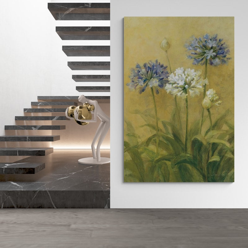 Agapanthus II by Danhui Nai wall art from Glam Wall Art