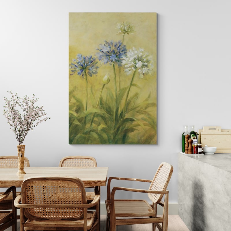 Agapanthus III by Danhui Nai wall art from Glam Wall Art