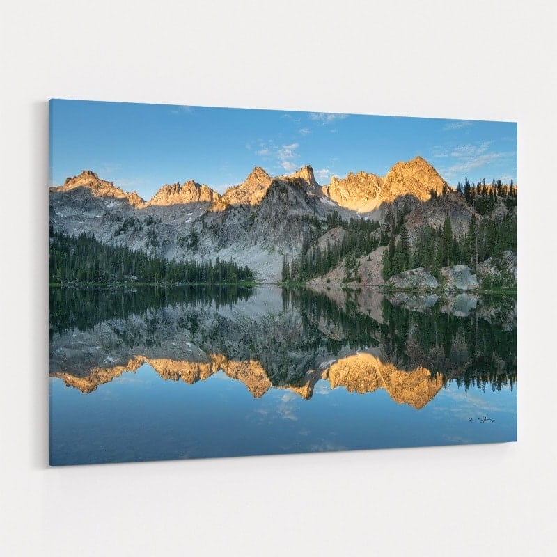 Alice Lake Sawtooth Mountains Idaho by Alan Majchrowicz wall art