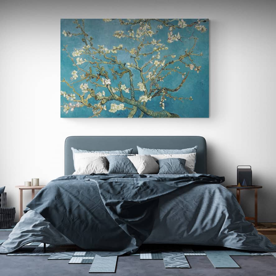 Almond Blossom 1890 by Vincent Van Gogh wall art from Glam Wall Art