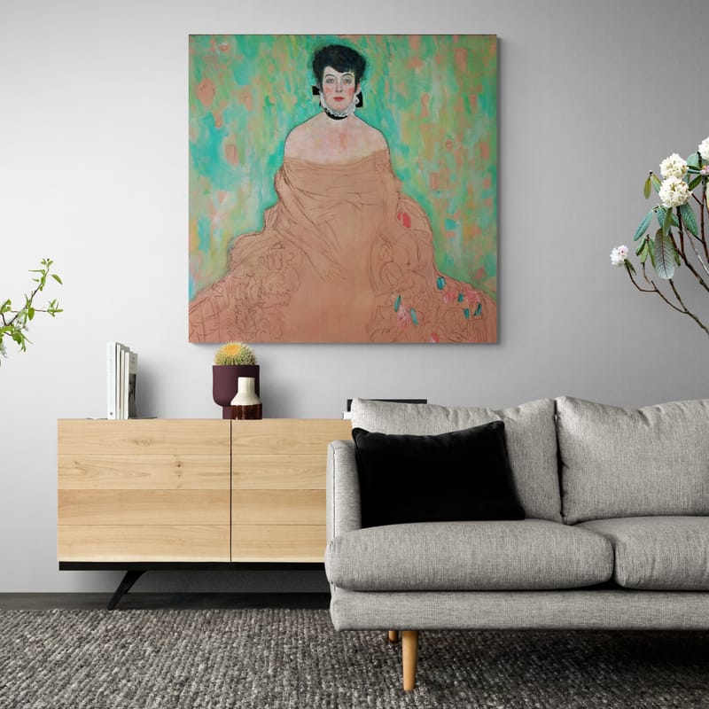 Amalie Zuckerkandl by Gustav Klimt wall art from Glam Wall Art