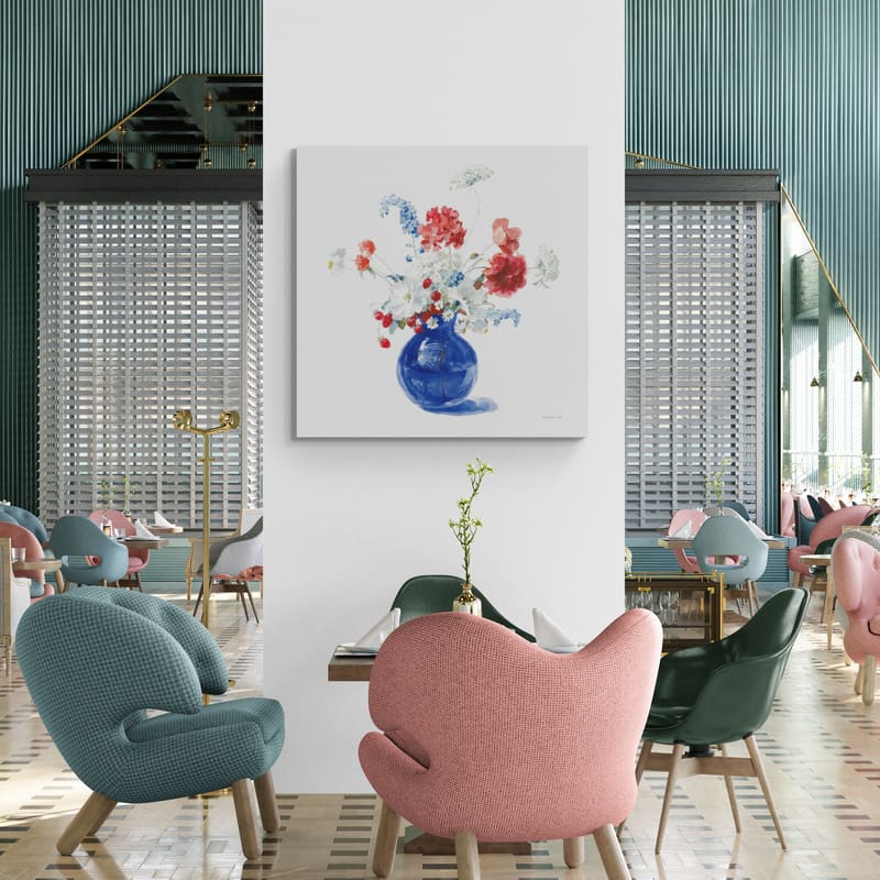 Americana Bouquet by Danhui Nai wall art from Glam Wall Art