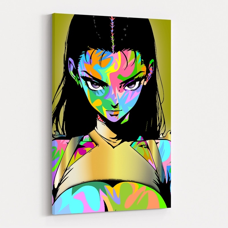 Anime Girl Face by Technodrome1 wall art