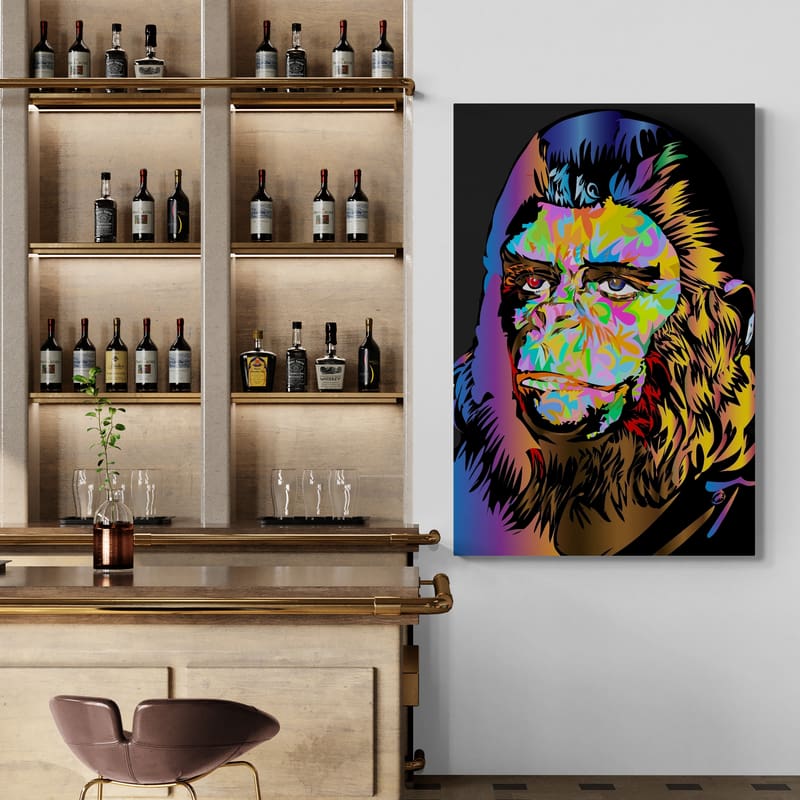 Ape 1 by Technodrome1 wall art from Glam Wall Art
