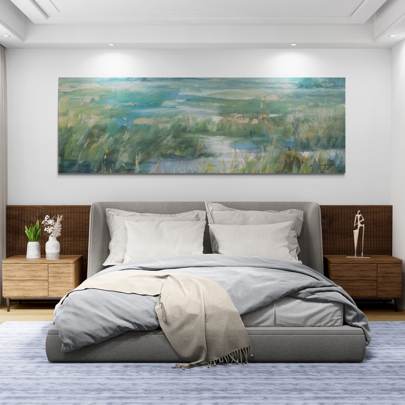 April Meadow I by Danhui Nai wall art from Glam Wall Art