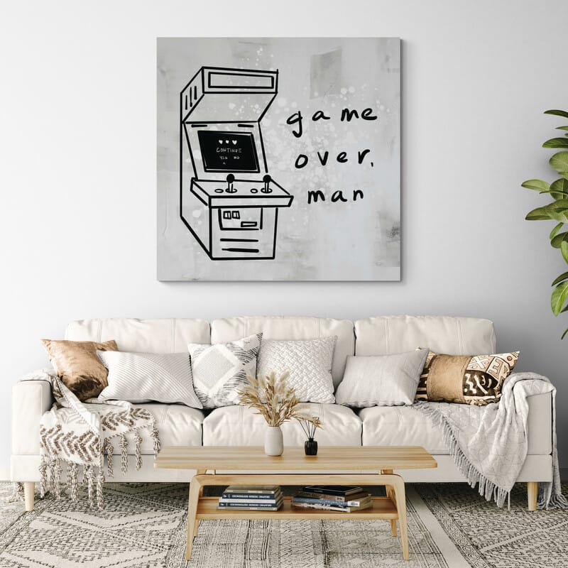 Arcade VIII by Kent Youngstrom wall art in a living room