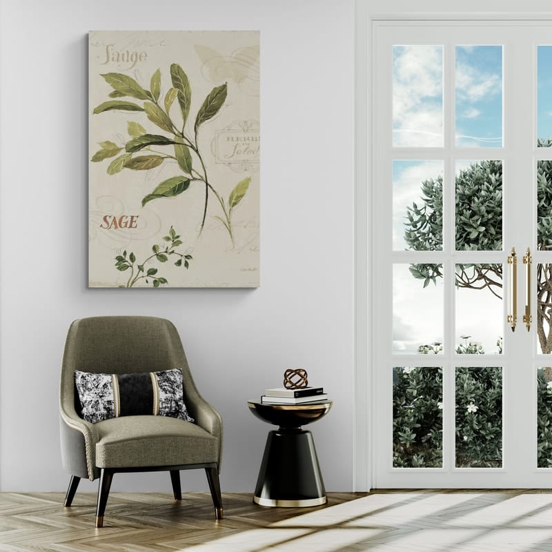 Aromantique IV by Lisa Audit wall art in a living room