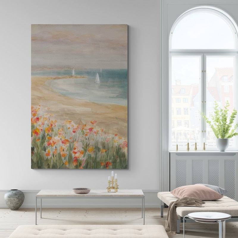 Around The Point I by Danhui Nai wall art in a living room