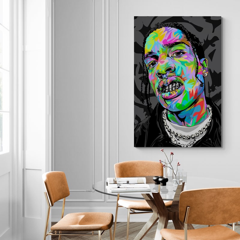 ASAP 2021 by Technodrome1 wall art in a dining room