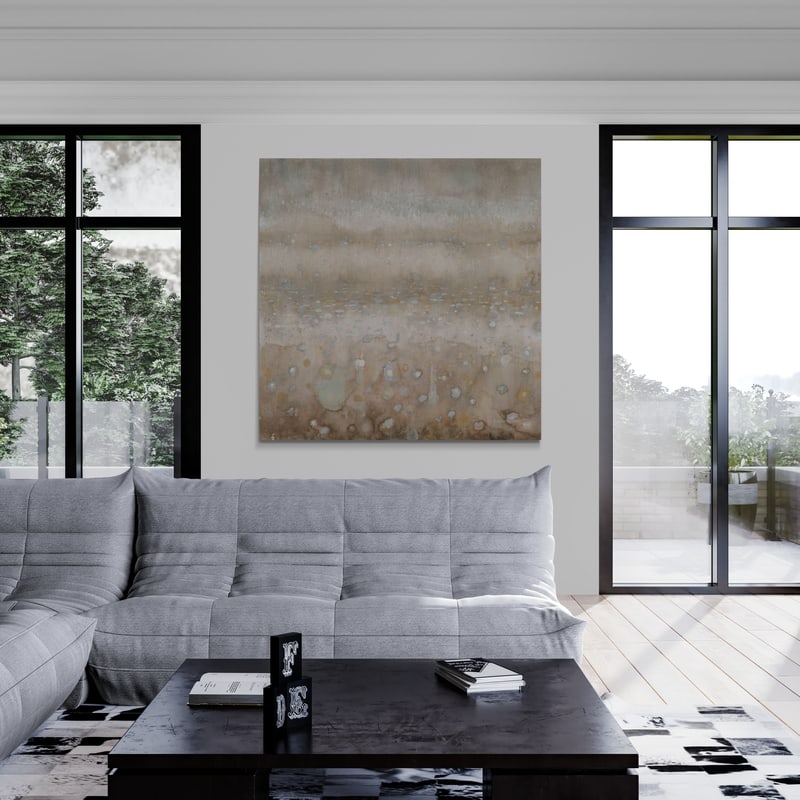 Atmosphere by Danhui Nai wall art in a living room