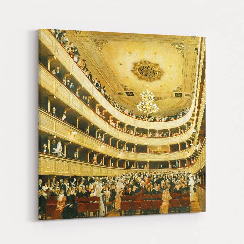 Auditorium in the Old Burgtheater, Vienna by Gustav Klimt wall art