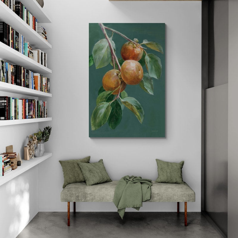 Autumn Harvest by Danhui Nai wall art in a living room