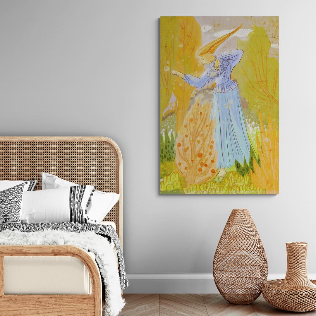 Autumn Poem by Lisha Sun wall art from Glam Wall Art
