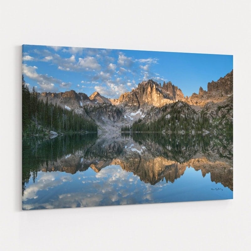 Baron Lake Monte Verita Peak Sawtooth Mountains Ii by Alan Majchrowicz wall art