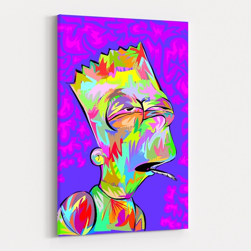 Bart High by Technodrome1 wall art