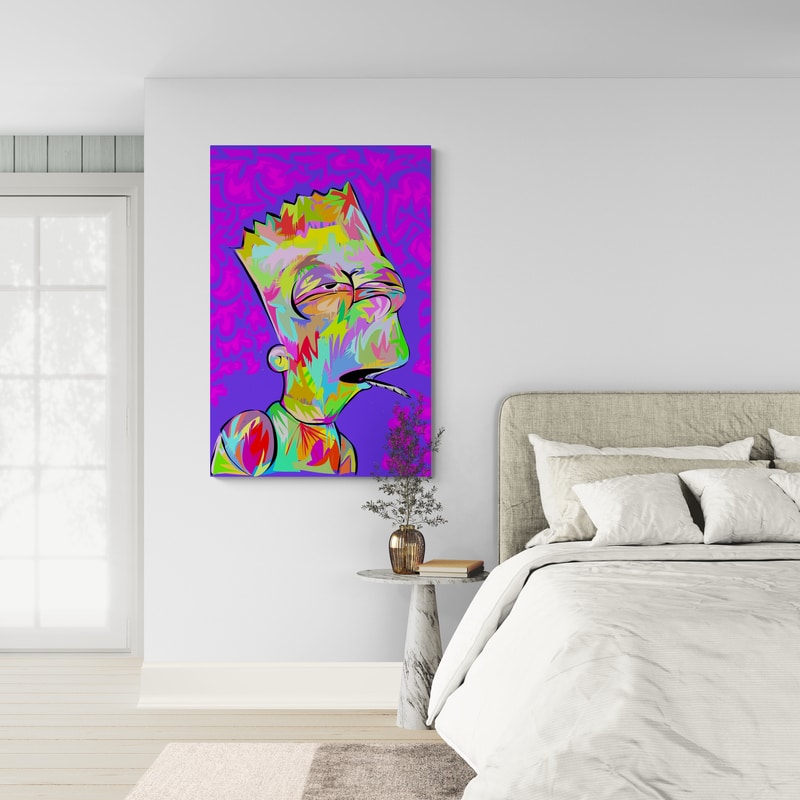 Bart High by Technodrome1 wall art from Glam Wall Art