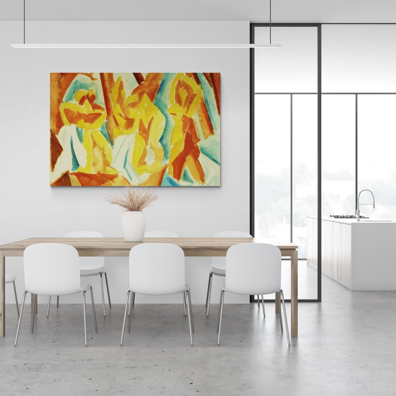 Bathers In A Forest by Pablo Picasso wall art from Glam Wall Art