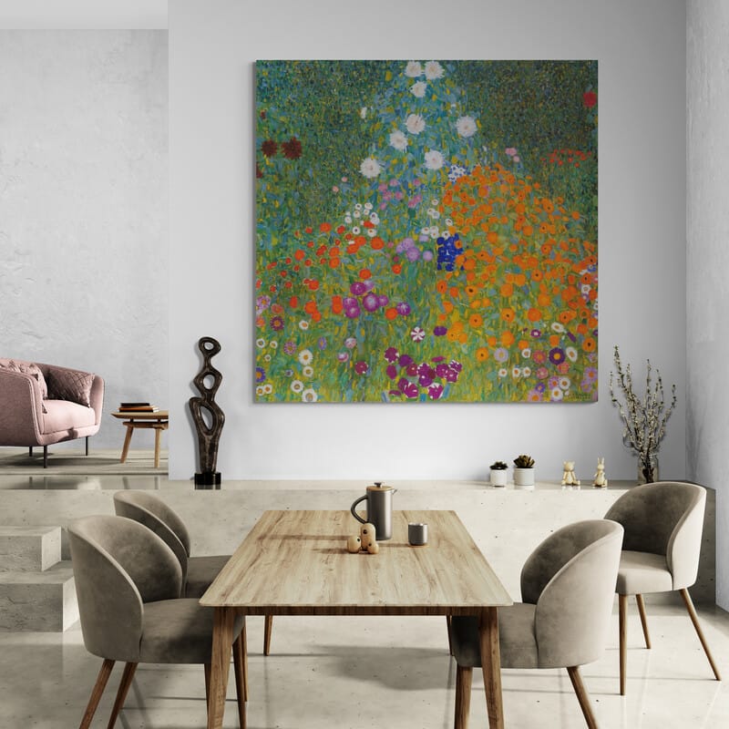 Bauerngarten by Gustav Klimt wall art from Glam Wall Art