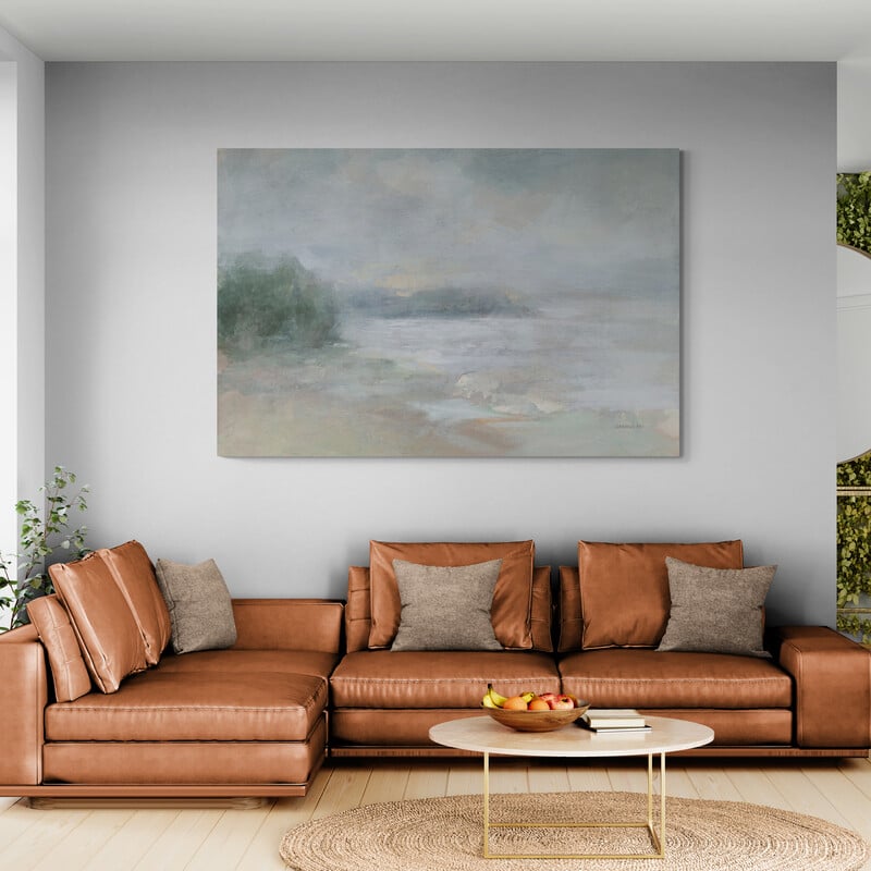 Bay Fog by Danhui Nai wall art in a living room