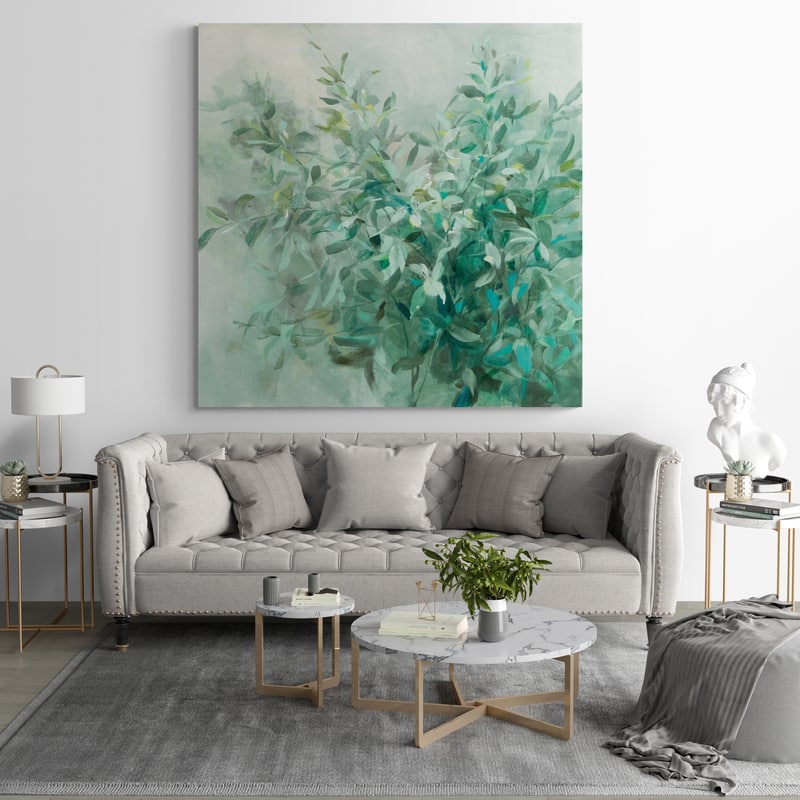 Bay Laurel Neutral Flipped by Danhui Nai wall art from Glam Wall Art