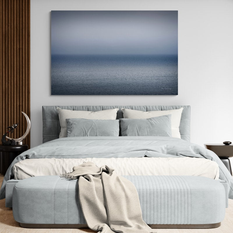 Bay Of Fundy by Alan Majchrowicz wall art in a bedroom