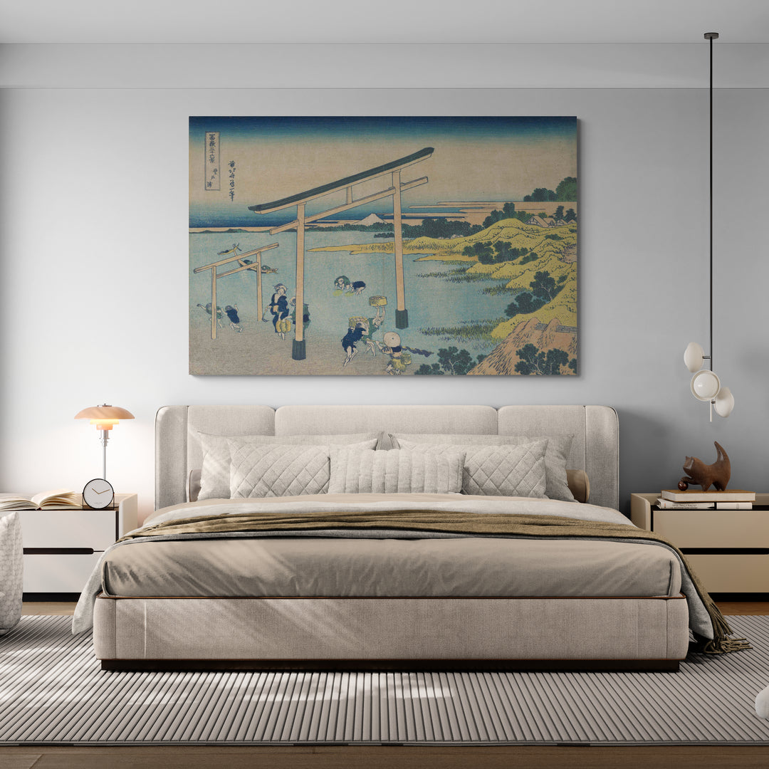 Bay Of Noboto by Katsushika Hokusai wall art from Glam Wall Art