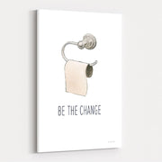 Be The Change Navy by James Wiens wall art