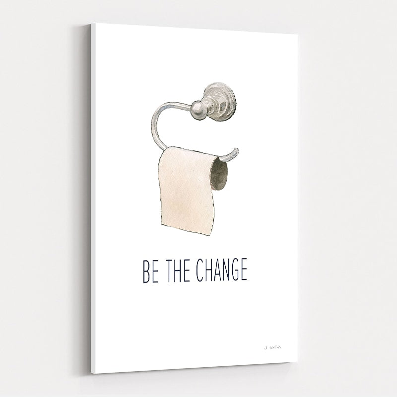 Be The Change Navy by James Wiens wall art