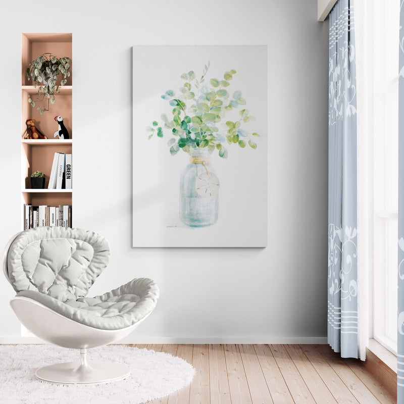 Beach Eucalyptus II by Danhui Nai wall art from Glam Wall Art