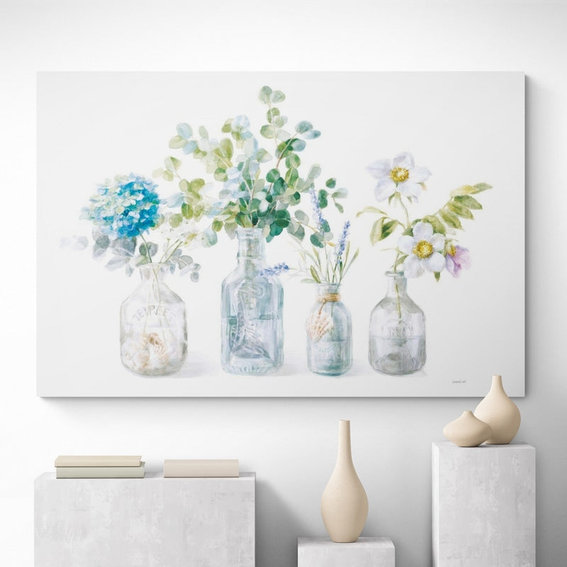 Beach Flowers I by Danhui Nai wall art from Glam Wall Art