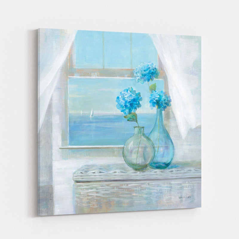 Beach House Hydrangeas by Danhui Nai wall art