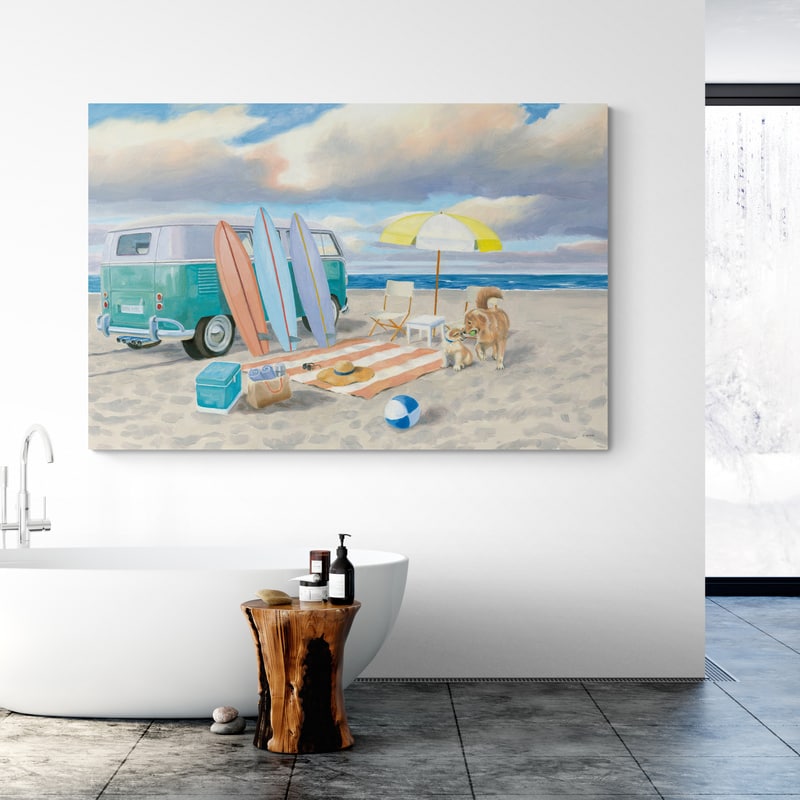Beach Ride II by James Wiens wall art from Glam Wall Art