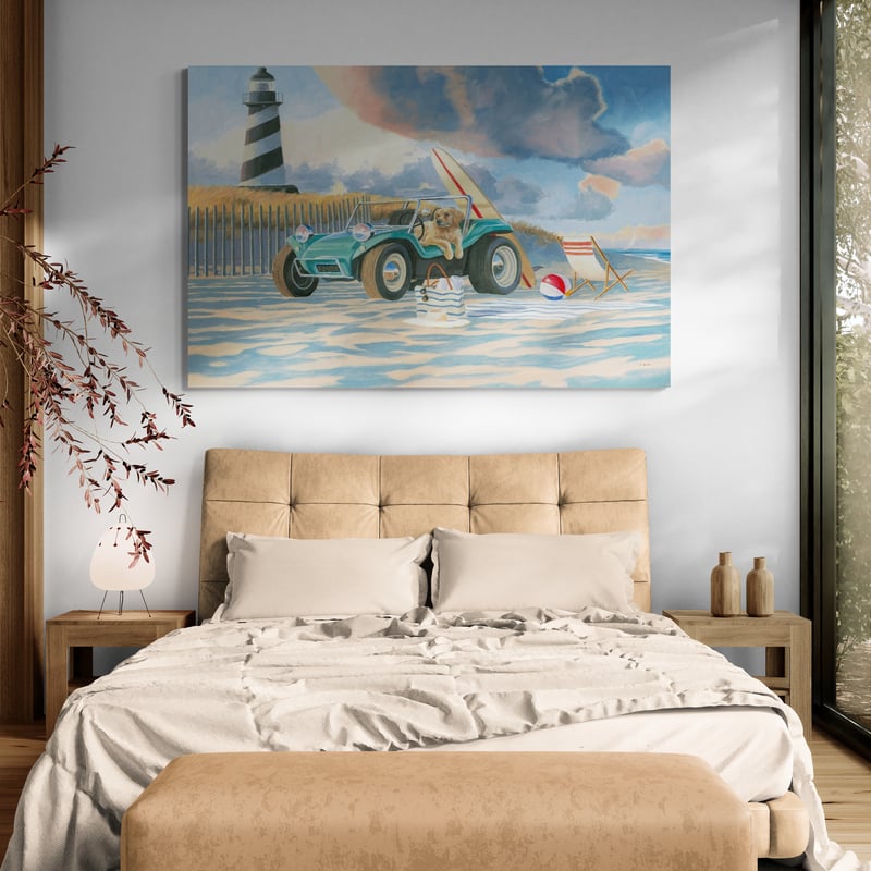 Beach Ride IV by James Wiens wall art from Glam Wall Art