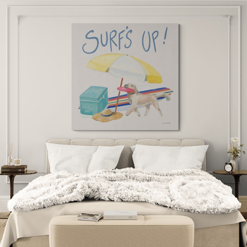 Beach Ride Surfs Up XIV by James Wiens wall art from Glam Wall Art