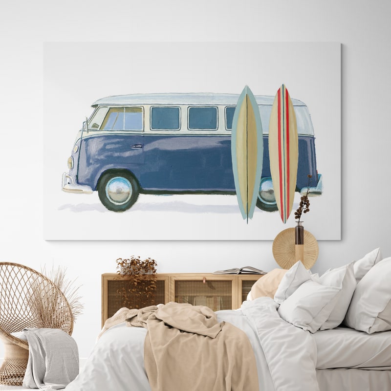 Beach Ride X Surfboards by James Wiens wall art from Glam Wall Art