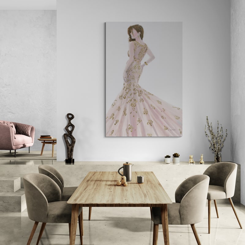 Beautiful Lady I by James Wiens wall art from Glam Wall Art