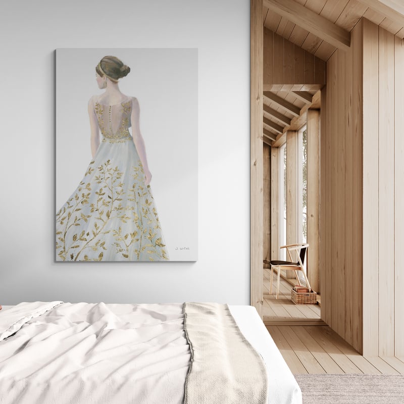 Beautiful Lady II Dress by James Wiens wall art from Glam Wall Art