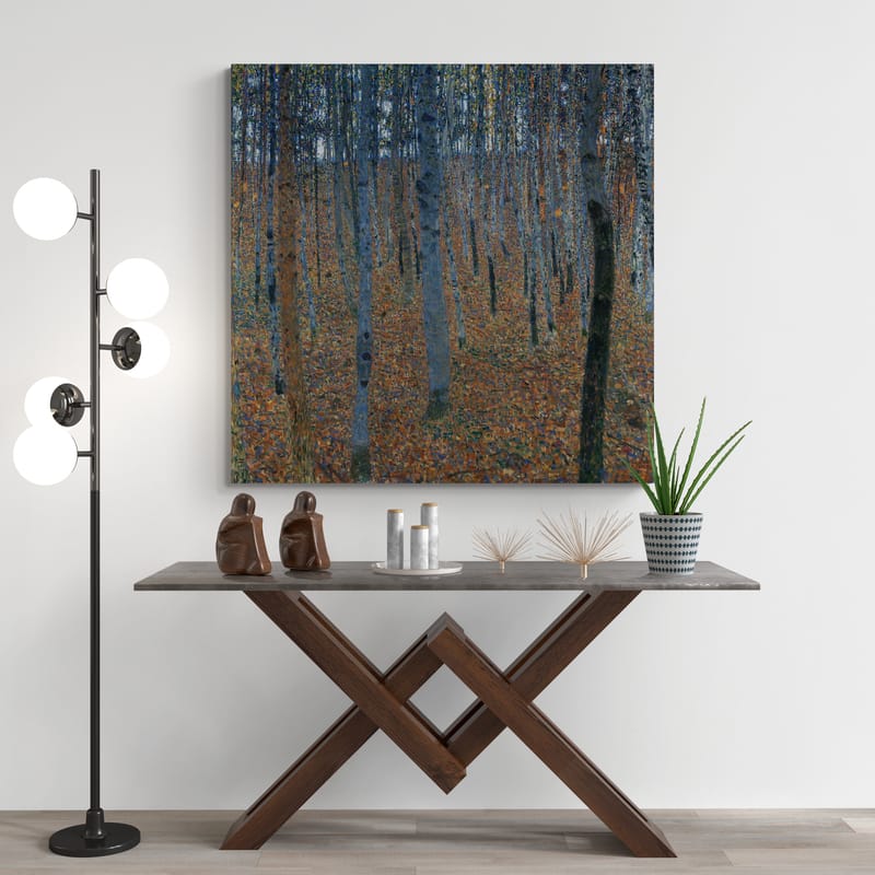 Beech Forest I by Gustav Klimt wall art from Glam Wall Art